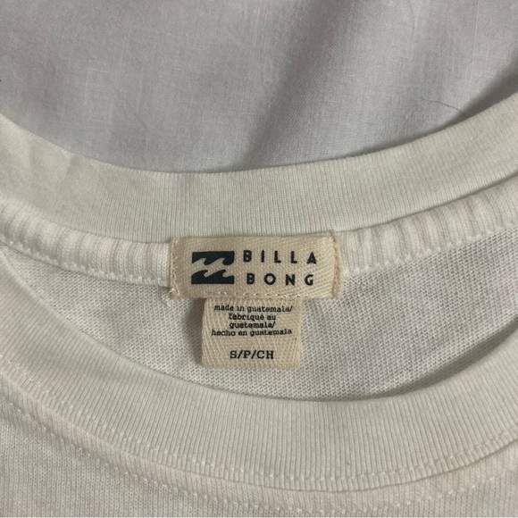Billabong Women's True Cropped Oversized Boyfriend Relaxed Fit Tee Size Small - Picture 8 of 11